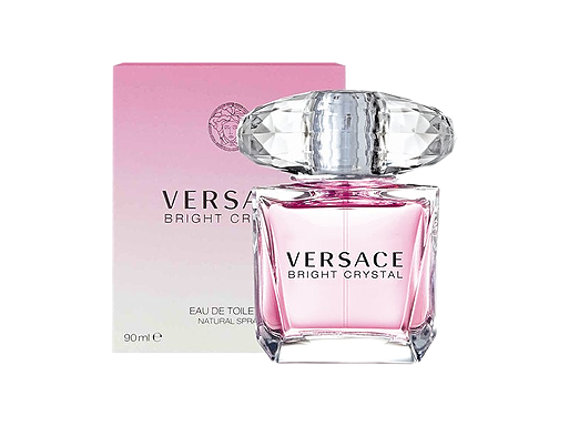 Versace Bright Crystal Eau de Toilette da donna 90ml scatolalto